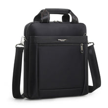 Load image into Gallery viewer, Men Small Briefcase Vertical Document Pack Men&#39;s Single Shoulder 12-inch IPAD Bag Male Waterproof Nylon Messenger Bag Sac Homme
