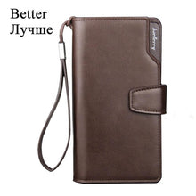 Load image into Gallery viewer, Baellerry Men Wallets Long Style High Quality Card Holder Male Purse Zipper Large Capacity Brand PU Leather Wallet For Men
