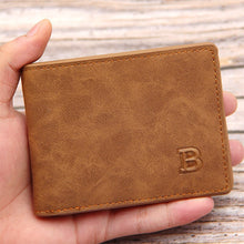 Load image into Gallery viewer, Blevolo Men Wallets Small Money Purses Wallets Design Dollar Price Top Men Thin Wallet with Coin Bag Certificate Wallet
