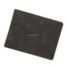 Load image into Gallery viewer, Blevolo Men Wallets Small Money Purses Wallets Design Dollar Price Top Men Thin Wallet with Coin Bag Certificate Wallet
