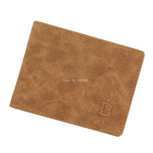 Load image into Gallery viewer, Blevolo Men Wallets Small Money Purses Wallets Design Dollar Price Top Men Thin Wallet with Coin Bag Certificate Wallet
