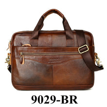 Load image into Gallery viewer, Men&#39;s Bag Men&#39;s Briefcase Mens Cowhide Leather Genuine Leather Handbags Crossbody Bags Luxury Business Messenger Bags Laptop Bag
