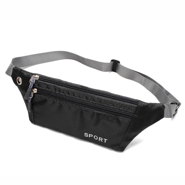 Hot Sale Fanny Pack Female New Sports Fashion Waterproof Chest Handbag Unisex Waist Bag Ladies Waist Packs Belly Belt Bags Purse