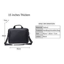 Load image into Gallery viewer, 2021 New Men Briefcase Bag 17 inch 15inch Laptop Messenger Bag Unisex Business Office Bag high quality
