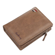 Load image into Gallery viewer, Baellerry Short Men Wallets Fashion New Card Holder Multifunction Organ Leather Purse For Male Zipper Wallet With Coin Pocket
