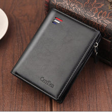 Load image into Gallery viewer, Baellerry Short Men Wallets Fashion New Card Holder Multifunction Organ Leather Purse For Male Zipper Wallet With Coin Pocket
