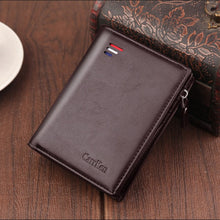 Load image into Gallery viewer, Baellerry Short Men Wallets Fashion New Card Holder Multifunction Organ Leather Purse For Male Zipper Wallet With Coin Pocket
