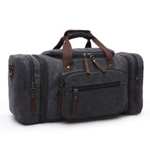 Load image into Gallery viewer, Large Capacity Men Hand Luggage Travel Duffle Bags Canvas Travel Bags Weekend Shoulder Bags Multifunctional Overnight Duffel Bag
