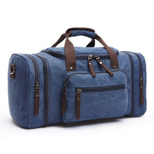 Load image into Gallery viewer, Large Capacity Men Hand Luggage Travel Duffle Bags Canvas Travel Bags Weekend Shoulder Bags Multifunctional Overnight Duffel Bag
