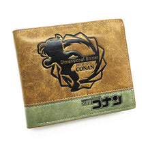 Load image into Gallery viewer, Anime Death Note/ Attack on Titan/ One Piece/  Short Wallet With Coin Pocket Zipper Poucht Billetera
