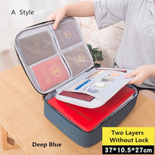 Load image into Gallery viewer, Bag for Document Organizer Briefcase Storage Men&#39;s Women&#39;s Business IPAD Electronic Pouch Case Supplies Accessories
