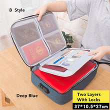 Load image into Gallery viewer, Bag for Document Organizer Briefcase Storage Men&#39;s Women&#39;s Business IPAD Electronic Pouch Case Supplies Accessories
