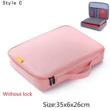 Load image into Gallery viewer, Bag for Document Organizer Briefcase Storage Men&#39;s Women&#39;s Business IPAD Electronic Pouch Case Supplies Accessories
