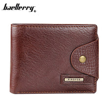 Load image into Gallery viewer, 2021 New Brand High Quality Short Men&#39;s Wallet With Coin Pocket Qualitty Guarantee Leather Purse For Male Restor Card Holder
