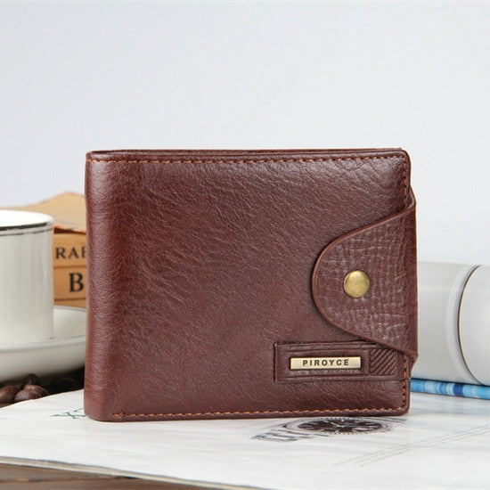 2021 New Brand High Quality Short Men's Wallet With Coin Pocket Qualitty Guarantee Leather Purse For Male Restor Card Holder