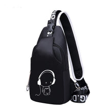 Load image into Gallery viewer, Fengdong small crossbody bags for women messenger bags casual sling chest bag female mini travel bag sport shoulder bag pack
