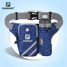 Load image into Gallery viewer, PAUKAOT Women Men Running Belt Bags Sports Runner Bag Jogging Cycling Waist Pack Water Bottle Holder
