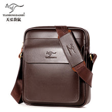 Load image into Gallery viewer, Vintage  Crossbody Bags Quality Leather Male Messenger Bag For  Shoulder Bag Business Casual Work Travel Bag High capacity
