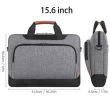 Load image into Gallery viewer, Water-resistant Men&#39;s Business Briefcase With Shoulder Strap For 15.6&quot; 17&quot; Inch Computer Laptop Sleeve Travel Messenger Bags
