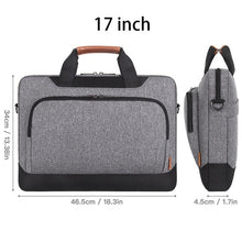 Load image into Gallery viewer, Water-resistant Men&#39;s Business Briefcase With Shoulder Strap For 15.6&quot; 17&quot; Inch Computer Laptop Sleeve Travel Messenger Bags
