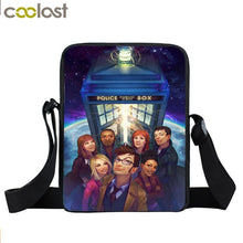 Load image into Gallery viewer, Doctor Who Messenger Bag Women Handbag Small Satchel Dr Who Shoulder Bags for Travel Ladies Cross Bags Bookbag Gift
