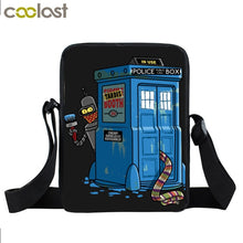 Load image into Gallery viewer, Doctor Who Messenger Bag Women Handbag Small Satchel Dr Who Shoulder Bags for Travel Ladies Cross Bags Bookbag Gift
