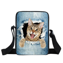 Load image into Gallery viewer, Cute Unicorn Cat Small Crossbody Bags Women Handbag Girls Satchel Shoulder Bag Ladies Travel Bags Bookbag Kawaii Messenger Bag
