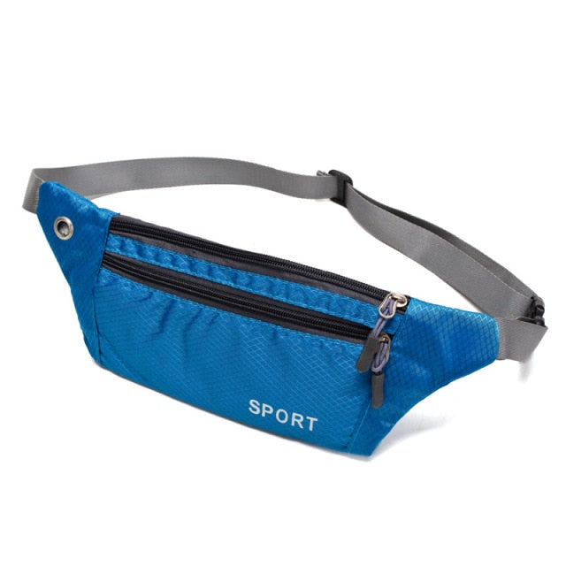 Hot Sale Fanny Pack Female New Sports Fashion Waterproof Chest Handbag Unisex Waist Bag Ladies Waist Packs Belly Belt Bags Purse