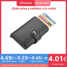 Load image into Gallery viewer, Smart Wallet For Men Rfid Aluminum Alloy Smart Wallet Pop Up Fashion Purse Credit Card Holder Men Small Mini Wallet Coin Purse
