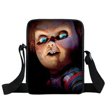 Load image into Gallery viewer, Horrible Nightmare Messenger Bag Chucky Jason Freddy Shoulder Bag Women Handbag Teenage Crossbody Bags for Travel Bookbag
