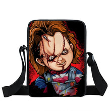 Load image into Gallery viewer, Horrible Nightmare Messenger Bag Chucky Jason Freddy Shoulder Bag Women Handbag Teenage Crossbody Bags for Travel Bookbag
