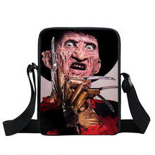 Load image into Gallery viewer, Horrible Nightmare Messenger Bag Chucky Jason Freddy Shoulder Bag Women Handbag Teenage Crossbody Bags for Travel Bookbag
