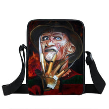 Load image into Gallery viewer, Horrible Nightmare Messenger Bag Chucky Jason Freddy Shoulder Bag Women Handbag Teenage Crossbody Bags for Travel Bookbag
