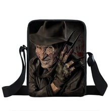 Load image into Gallery viewer, Horrible Nightmare Messenger Bag Chucky Jason Freddy Shoulder Bag Women Handbag Teenage Crossbody Bags for Travel Bookbag
