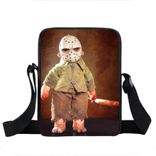 Load image into Gallery viewer, Horrible Nightmare Messenger Bag Chucky Jason Freddy Shoulder Bag Women Handbag Teenage Crossbody Bags for Travel Bookbag
