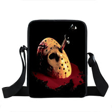 Load image into Gallery viewer, Horrible Nightmare Messenger Bag Chucky Jason Freddy Shoulder Bag Women Handbag Teenage Crossbody Bags for Travel Bookbag
