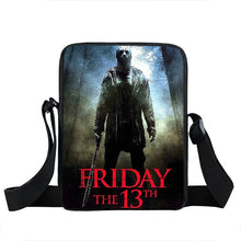 Load image into Gallery viewer, Horrible Nightmare Messenger Bag Chucky Jason Freddy Shoulder Bag Women Handbag Teenage Crossbody Bags for Travel Bookbag
