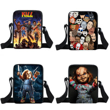 Load image into Gallery viewer, Horrible Nightmare Messenger Bag Clown Pattern Book Bag for Woman Shoulder Bags Women Totes Teenage Girls Handbag Gift
