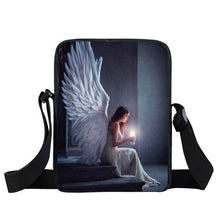 Load image into Gallery viewer, Sad Angel Wing Messenger Bag Girls Satchel Small Leisure Shoulder Bags for Teenagers Pouch Women Handbag Student Schoolbag Gift
