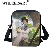 Load image into Gallery viewer, WHEREISART Newest Game Genshin Impact High Quality Crossbody Bag Excellent Design Wenty Pattern Shoulder Bag Fashion Travel Bags
