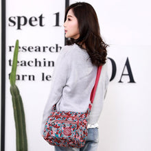 Load image into Gallery viewer, Canvas Waterproof Cloth Bag Good Quality Diagonal Messenger Crossbody Bag Shoulder High Capacity Multiple Pockets
