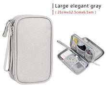 Load image into Gallery viewer, Portable Cable Digital Storage Bags Organizer USB Gadgets Wires Charger Power Battery Zipper Cosmetic Bag Case Accessories Item
