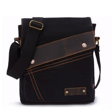 Load image into Gallery viewer, Men&#39;s Shoulder Bag Casual Canvas Bag Male Multi-pocket Small Crossbody Bags for Men Messenger Bag Men Handbags
