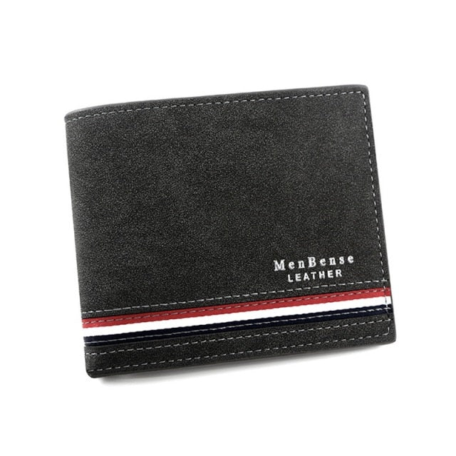 Fashion Leather Wallet Men Luxury Slim Coin Purse Business Foldable Wallet Man Card Holder Pocket Clutch Male Handbags Tote Bag