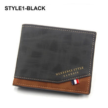 Load image into Gallery viewer, Fashion Leather Wallet Men Luxury Slim Coin Purse Business Foldable Wallet Man Card Holder Pocket Clutch Male Handbags Tote Bag
