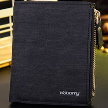 Load image into Gallery viewer, RFID Theft Protec Coin Bag zipper men wallets famous brand mens wallet male money purses Wallets  New Design Top  Men Wallet
