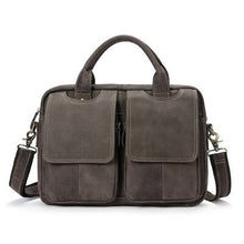 Load image into Gallery viewer, New Arrival Genuine Leather Men&#39;s Briefcas Cowhide Retro Business Men&#39;s Crossbody bags Shoulder Handbag Men&#39;s Messenger Bag
