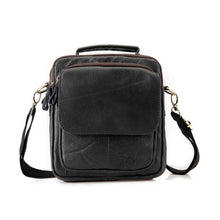 Load image into Gallery viewer, Quality Real Leather Male Casual Shoulder Messenger bag Cowhide Fashion Cross-body Bag 8&quot; Pad Tote Mochila Satchel bag 147
